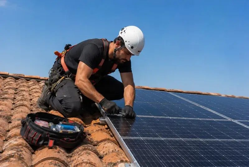 Maintenance et monitoring de panneaux solaires à Marignac-en-Diois